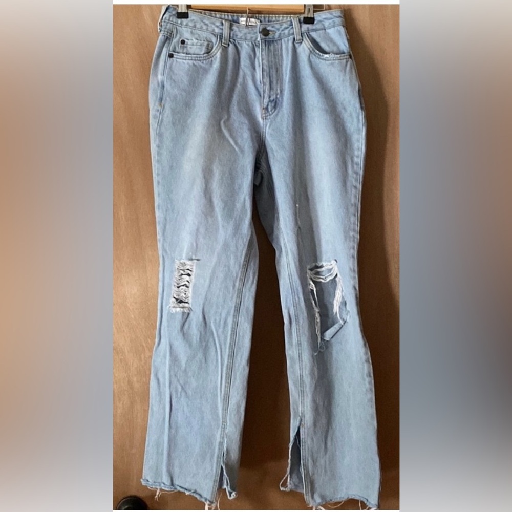 Avec Les Filles distressed jeans